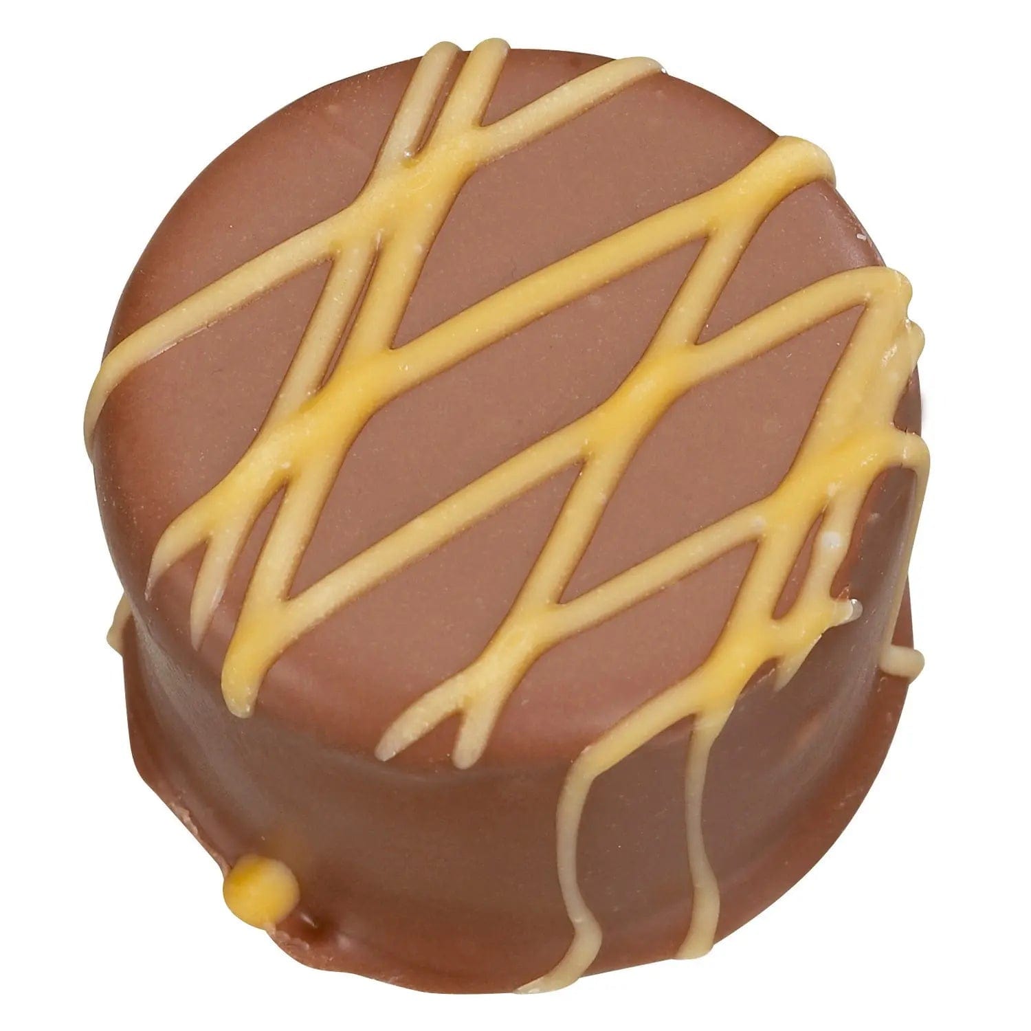 Jag Couture London - New York Naranja - milk chocolate with an orange mousse filling and orange stripe 18.2g