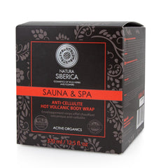 Jag Couture London - New York Natura Siberica Sauna y Spa Body Wrap Anti-Celulitico Hot Volcanic 370ml