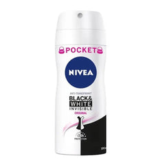 Jag Couture London - New York Nivea Black & White Invisible Original Deodorant Spray 100ml