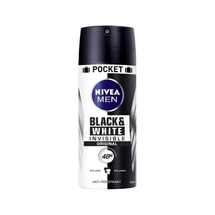 Jag Couture London - New York Nivea Men Black & White Invisible Original Deodorant Spray 100ml