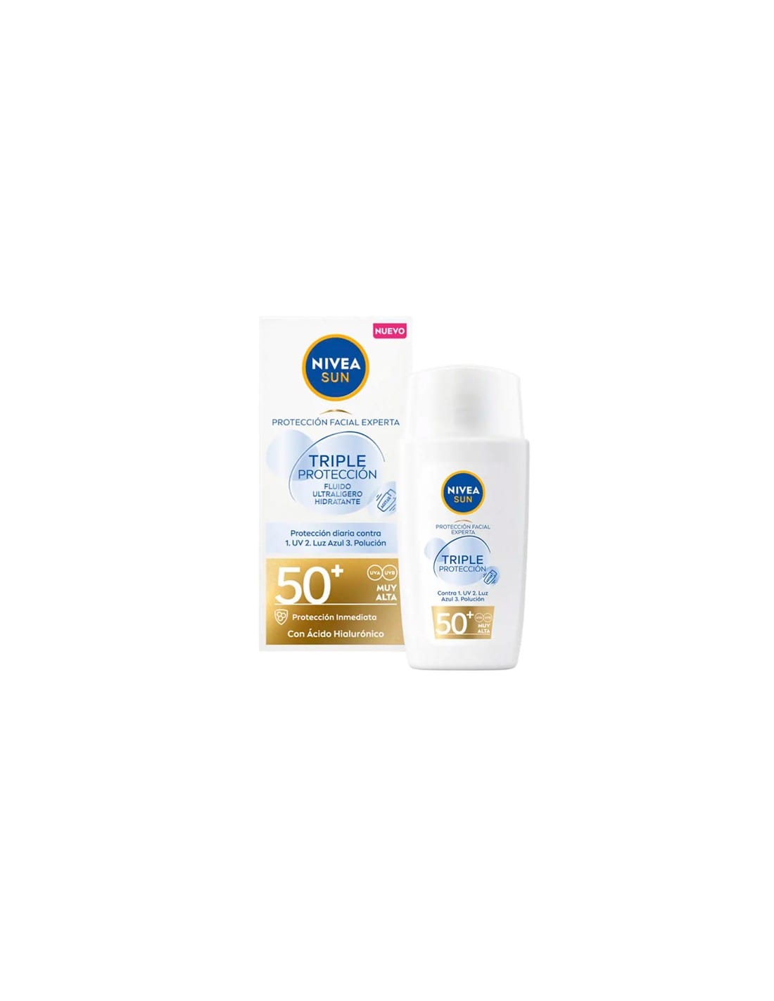 Jag Couture London - New York Nivea Sun Triple Proteccion Fluido Ultraligero Facial Spf50 40ml