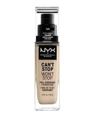Jag Couture London - New York Nyx Can't Stop Won't Stop Full Coverage Foundation Fair 30ml