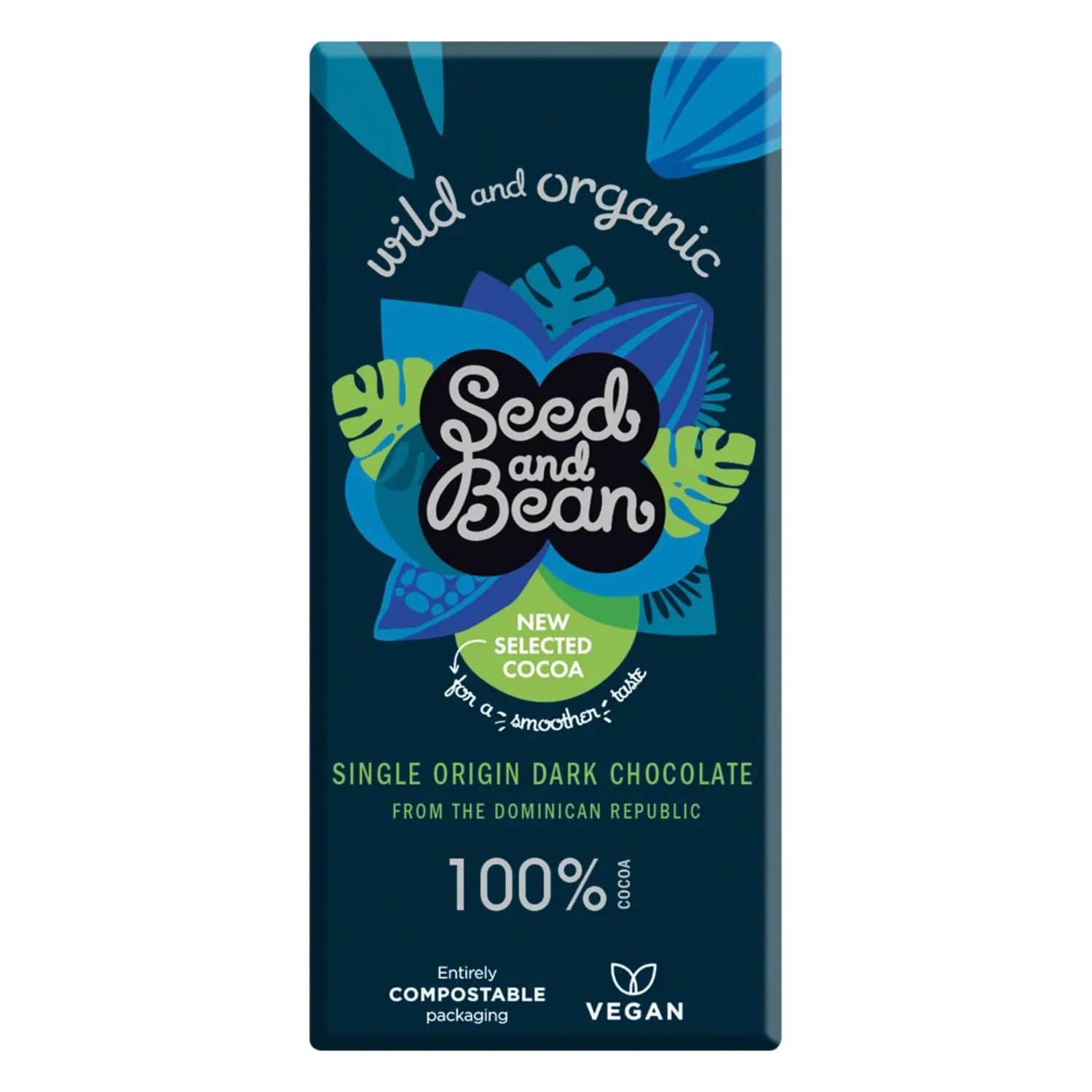 Jag Couture London - New York Organic 100% dark chocolate bar