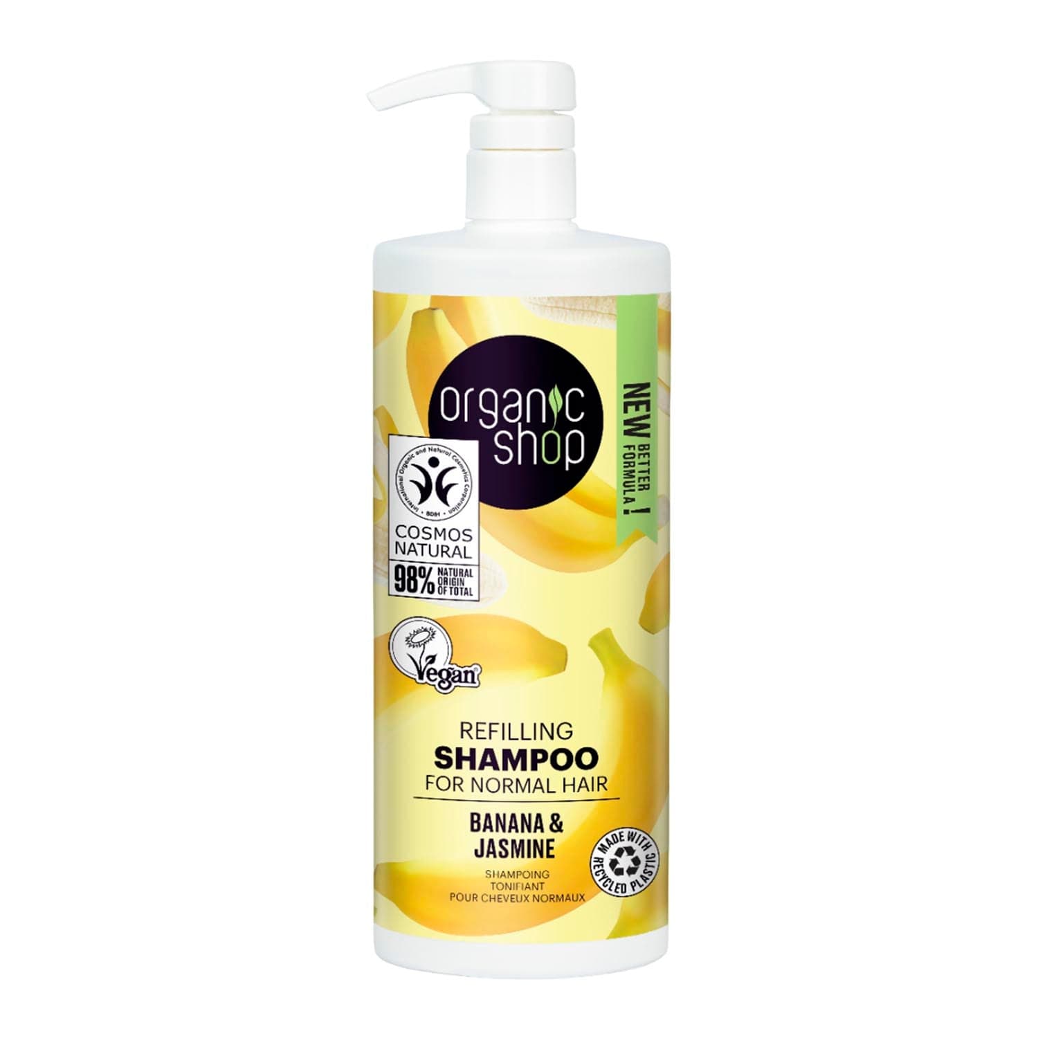 Jag Couture London - New York Organic Shop Banana Refillin Champu 1000ml