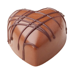 Jag Couture London - New York Passion Heart - passion fruit ganache in milk chocolate 12.8g
