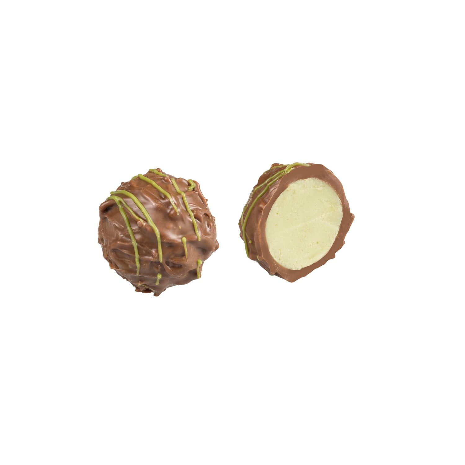 Jag Couture London - New York Pistachio Cream - milk chocolate enrobed pistachio fresh cream 13g