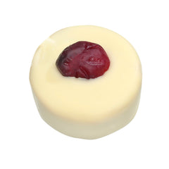 Jag Couture London - New York Port & cranberry - chocolate ganache flavoured with port & cranberries in white chocolate