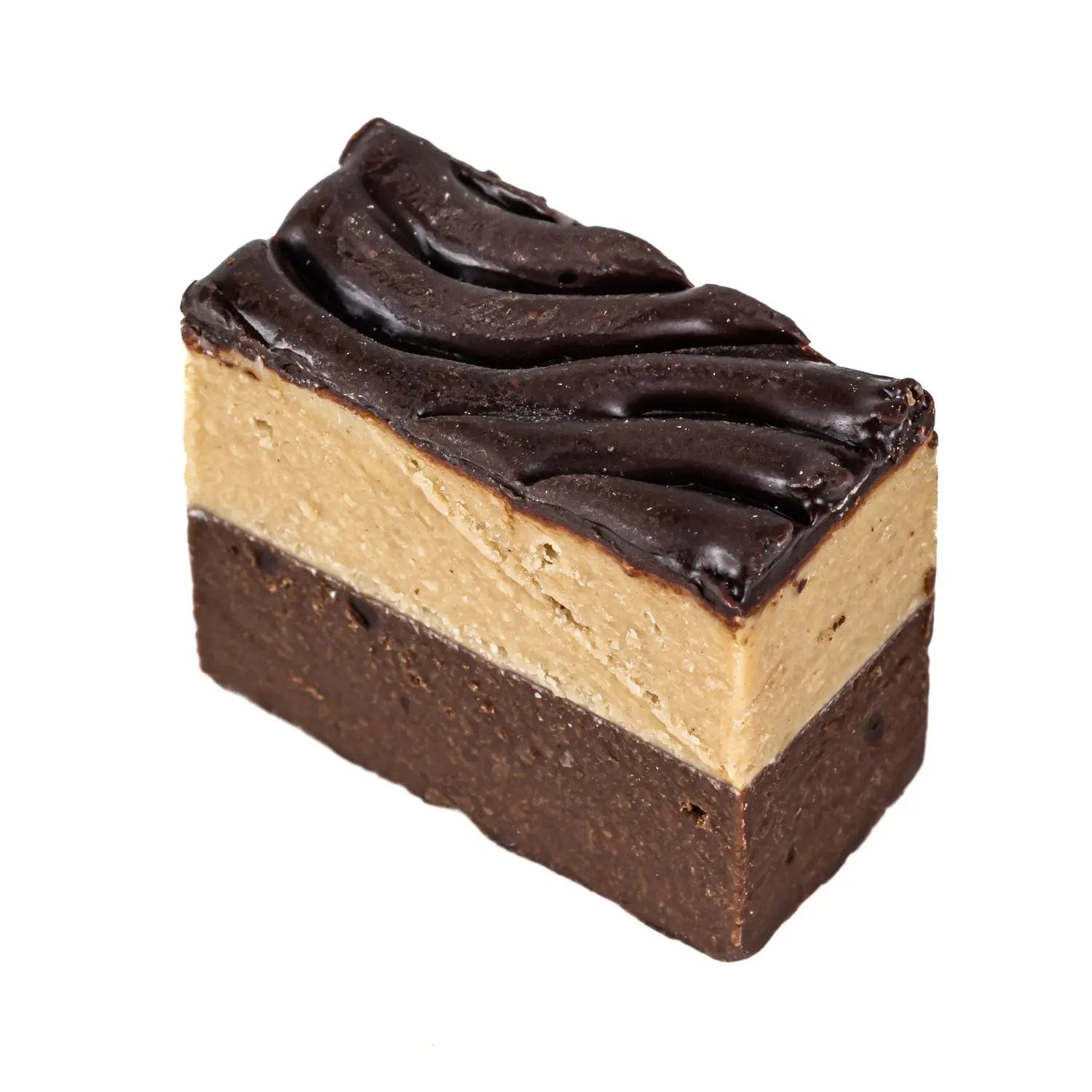 Jag Couture London - New York Praline slice - dark chocolate layer of hazelnut praline with a layer of almond praline topped with dark chocolate 13g approx 3kg