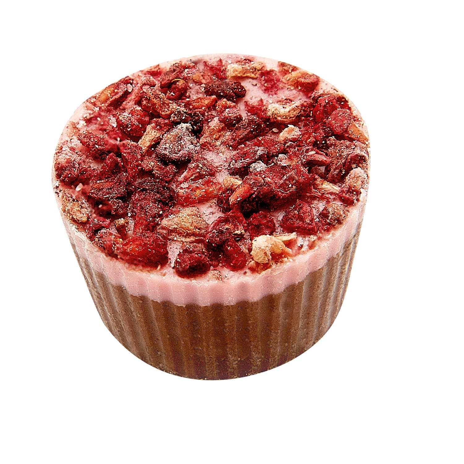 Jag Couture London - New York Raspberry Cup - white chocolate cup with freeze dried raspberry pieces 12g approx 860g