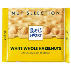 Jag Couture London - New York Ritter Sport white chocolate with whole hazelnuts bar
