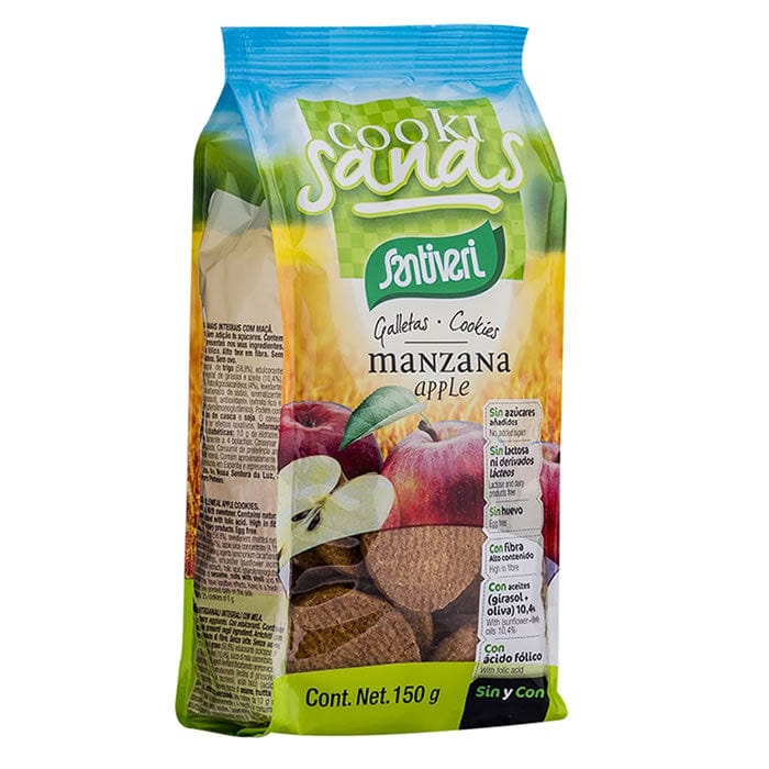 Jag Couture London - New York Santiveri Cookisanas Apple Biscuits 150g
