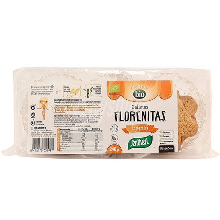 Jag Couture London - New York Santiveri Organic Florenitas Biscuits 240g