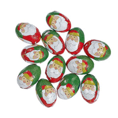 Jag Couture London - New York Solid milk chocolate balls in Santa design foil