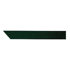 Jag Couture London - New York Spruce green polyester metallic satin ribbon with gold glitter