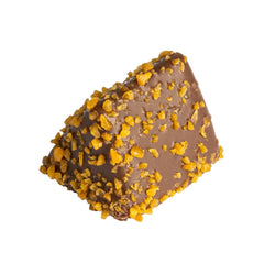 Jag Couture London - New York Triangolo Milk - layered marzipan in milk chocolate with mocca décor 13g