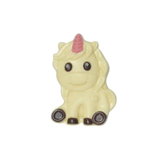 Jag Couture London - New York Una the unicorn - decorated solid white chocolate - appr 47pcs