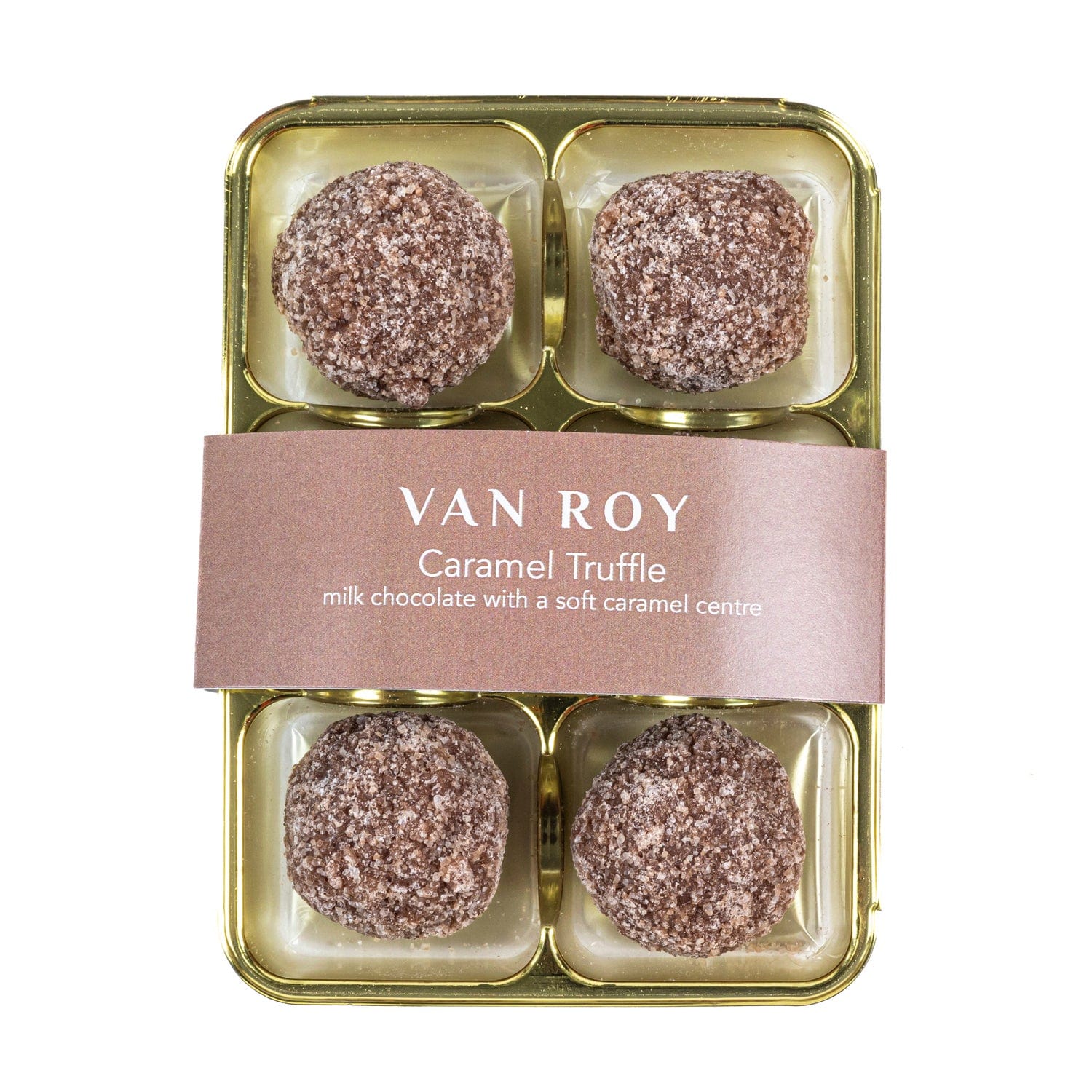 Jag Couture London - New York Van Roy 6 pack of caramel truffles in cello