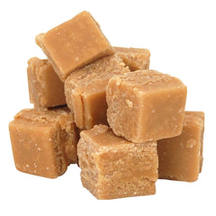 Jag Couture London - New York Vegan caramel & seasalt fudge - hand broken cubes of flavoured fudge