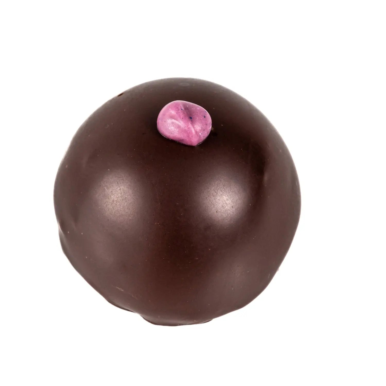 Jag Couture London - New York Violet & gin - gin & violet crème fraîche in dark chocolate 14g