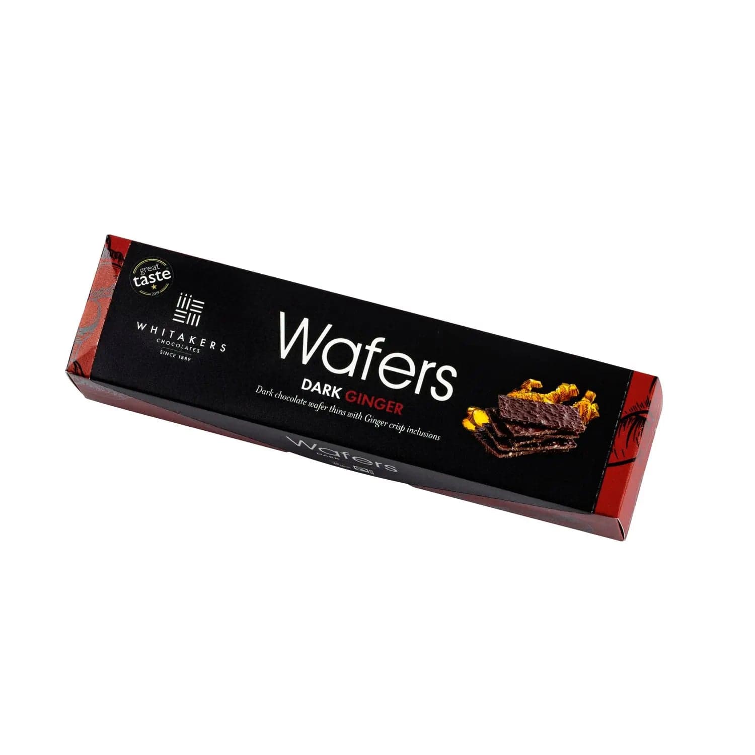 Jag Couture London - New York Whitakers dark chocolate covered ginger wafers in carton