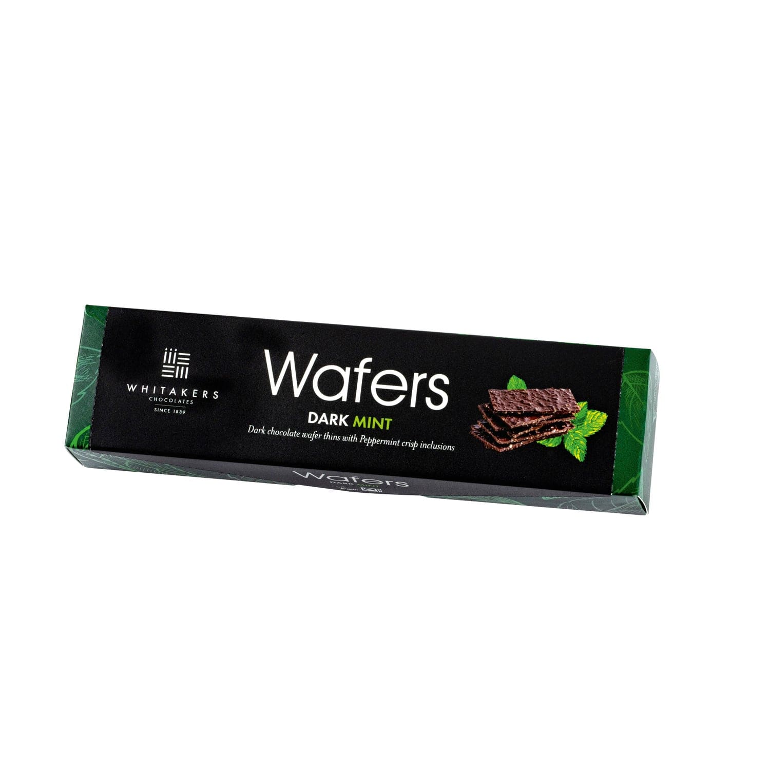Jag Couture London - New York Whitakers dark chocolate covered mint wafers in carton
