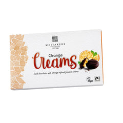 Jag Couture London - New York Whitakers dark chocolate covered orange fondant creams in carton