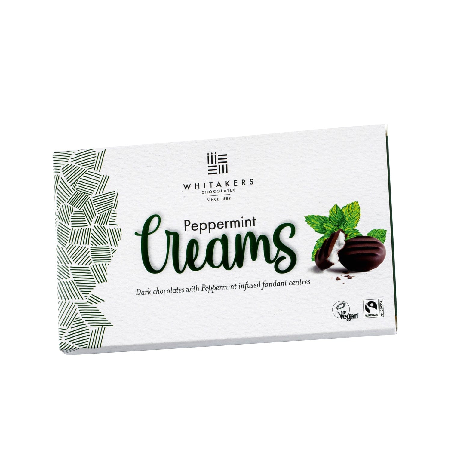 Jag Couture London - New York Whitakers dark chocolate covered peppermint fondant creams in carton