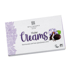 Jag Couture London - New York Whitakers dark chocolate covered violet fondant creams in carton