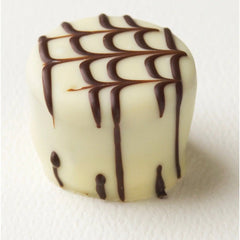 Jag Couture London - New York Zebra - hazelnut praline with mocha in white chocolate 21.6g