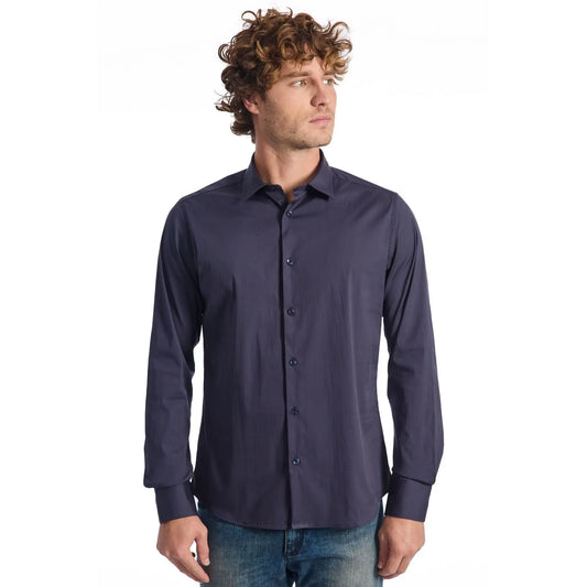 The-Luxurious-Baldinini-Trend-ART.001BDT_BluNavy-SHIRT Jag Couture London - New York