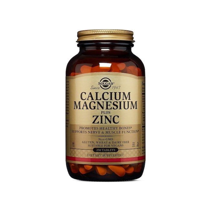 Solgar Calcium Magnesium Plus Zinc 250 Tablets