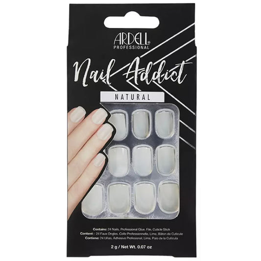 Ardell Nail Addict Natural Squared False Nails