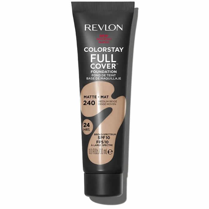 Revlon Colorstay Full Cover Foundation 240 Medium Beige 30ml Jag Couture London - New York