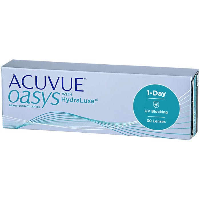 Acuvue Oasys Hydraluxe Contact Lenses 1 Day Replacement -8.50 BC/8.5 30 Units