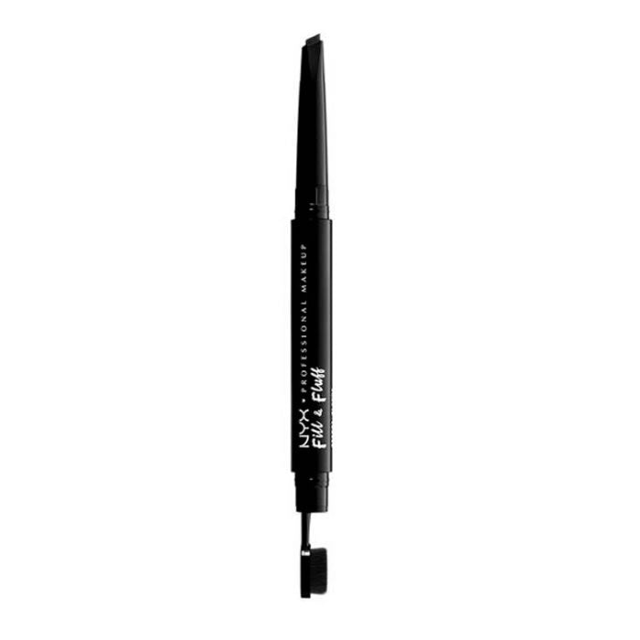 Nyx Fill &amp; Fluff Eyebrow Pomade Pencil Black 15g