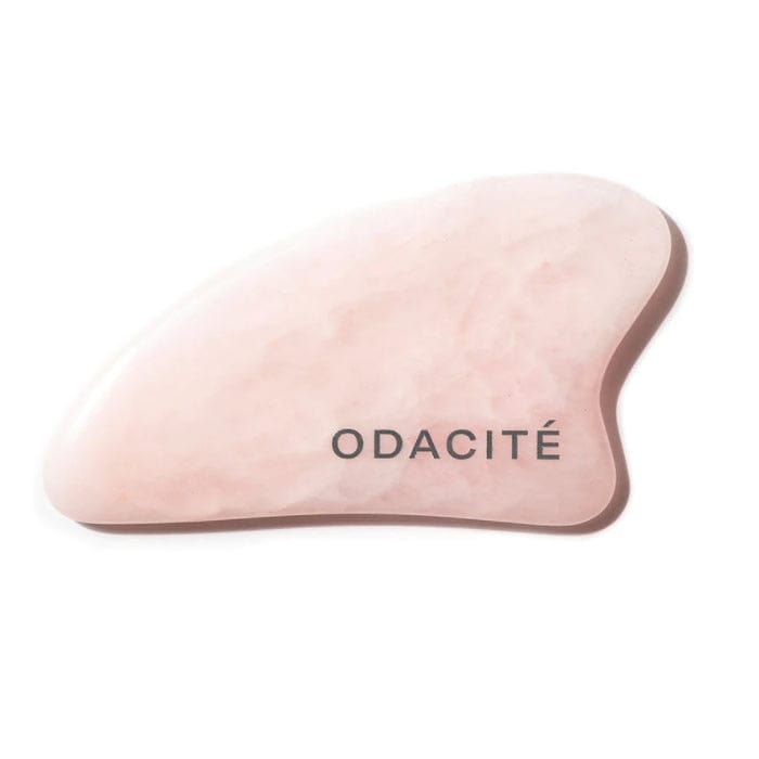 Odacité Crystal Contour Rose Quartz Gua Sha