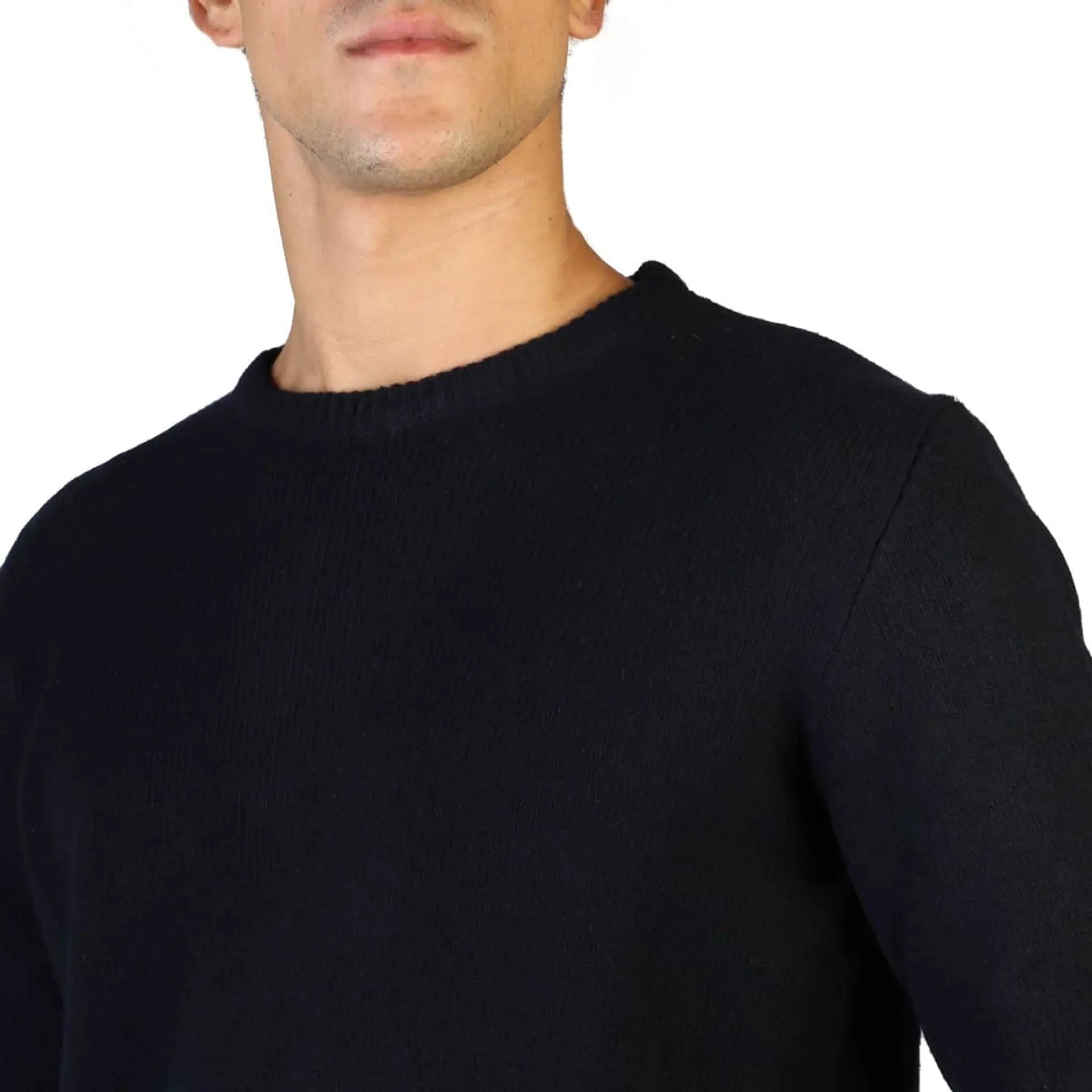 100% Cashmere C-NECK-M_500-NAVY Jag Couture London - New York