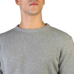 100% Cashmere C-NECK-M_800-GREY Jag Couture London - New York