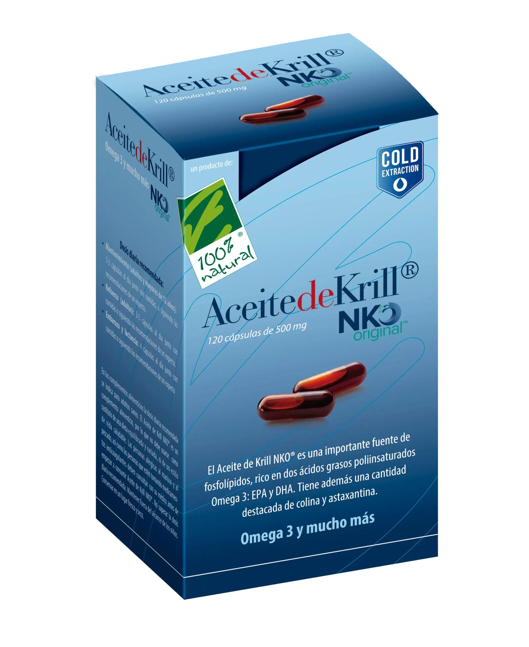 100%natura Aceite De Krill Nko 120 Cap De 500 Mg Jag Couture London - New York