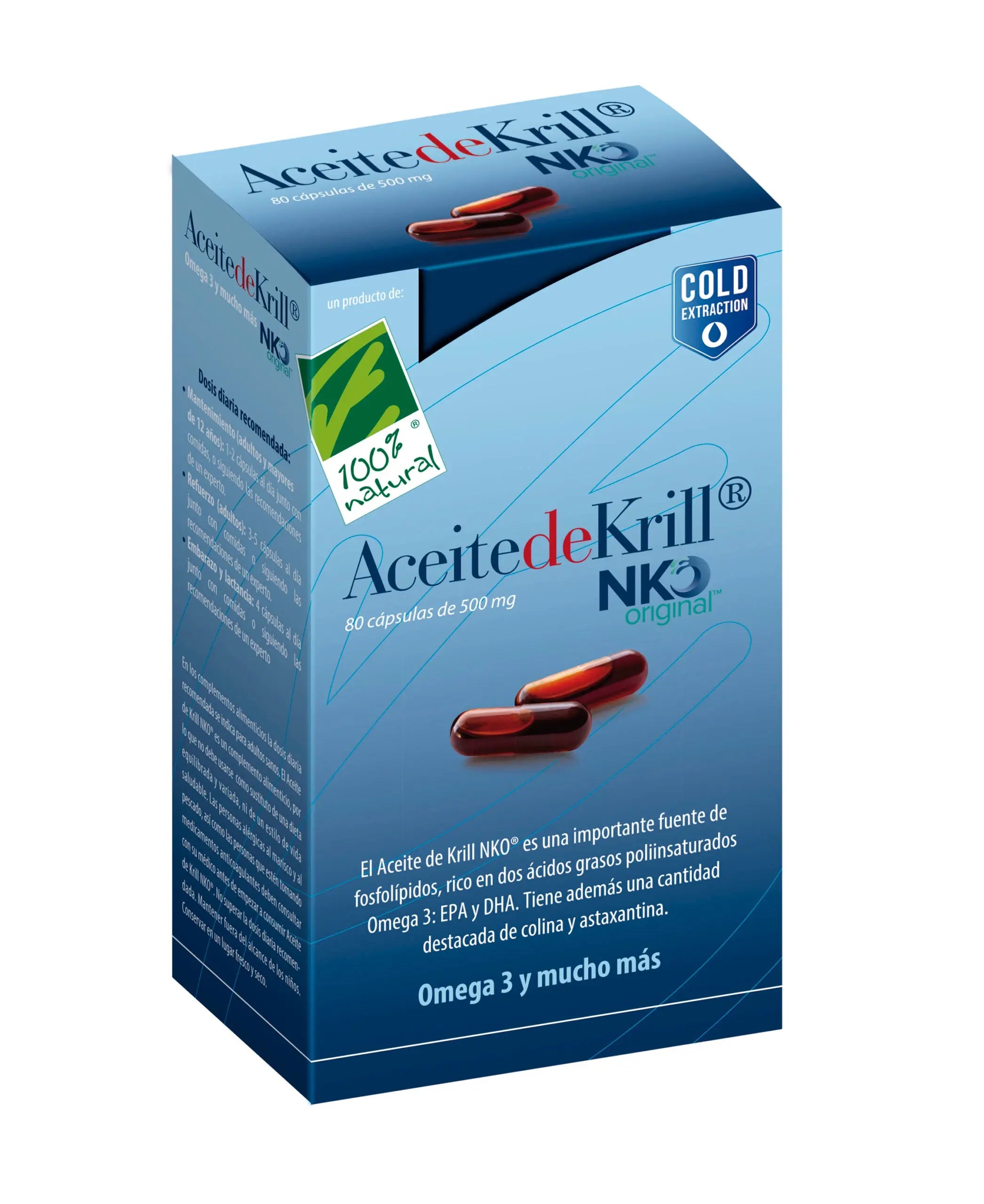 100%natura Aceite De Krill Nko 80 Cap De 500 Mg Jag Couture London - New York