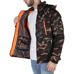 Geographical Norway Techno-camo_man_kaki-orange