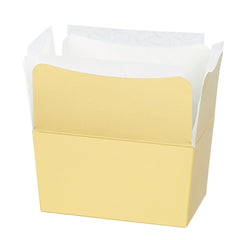 250g matt gold ballotin (with glassine liners) 103 x 60 x 60 Jag Couture London - New York