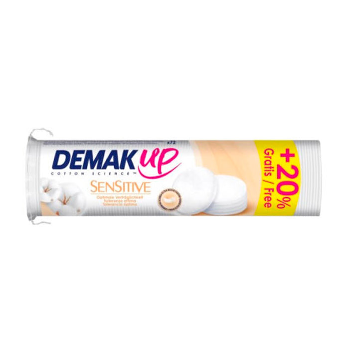 Demak Up Sensitive Make-up Remover Discs 72 Units