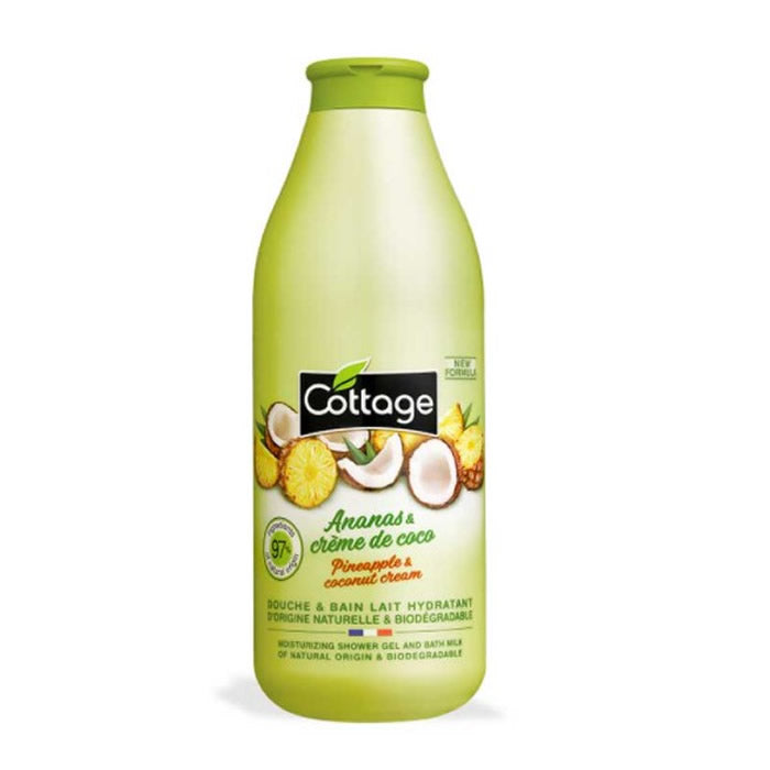 Cottage Pineapple &amp; Coconut Cream Milk Shower Gel 750ml