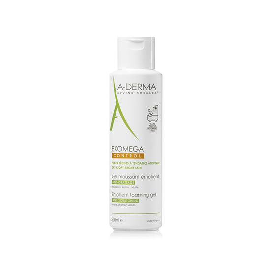 A-Derma Exomega Control Emollient Foaming Gel Anti-Scratching 500ml