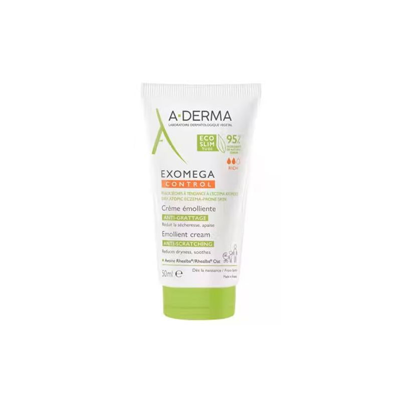 A-Derma Exomega Control Anti-Scratch Emollient Cream 50ml