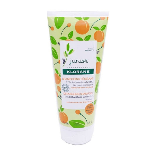 Klorane Junior Detangling Shampoo Peach 200 ml