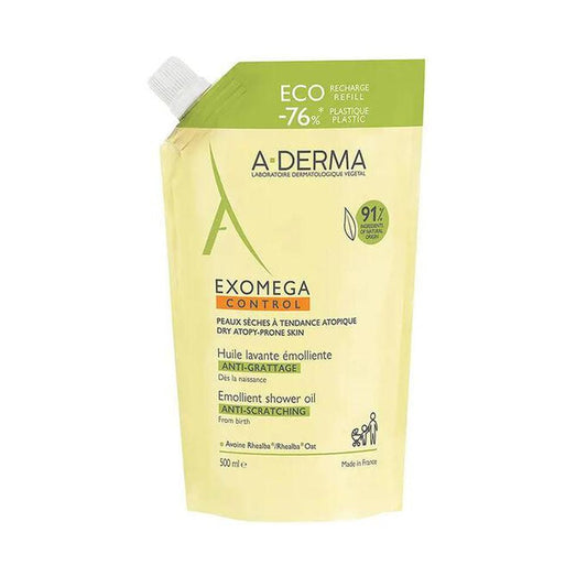 A-Derma Exomega Control Emollient Cleansing Oil Refill 500ml