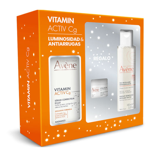 Avène Pack Vitamin Activ Cg Serum 30ml + Hyaluron Activ B3 Cream 7ml + Micellar Water 100ml