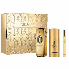 Rabanne Million Gold Eau de Parfum Intense Spray 100ml Set 3 Pieces